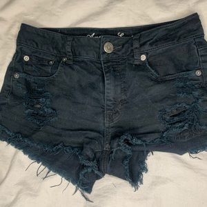 American Eagle Black Short Shorts